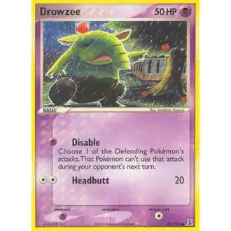 Pokemon EX Delta Species Common Drowzee #67 [Lightly Played]