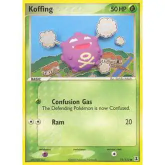 Pokemon EX Delta Species Common Koffing #72