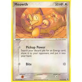 Pokemon EX Delta Species Common Meowth #77