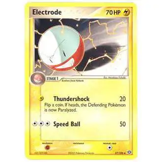 Pokemon EX Emerald Uncommon Electrode #27 [Moderately Played]