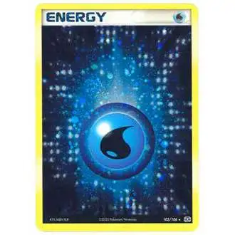 Pokemon EX Emerald Holo Rare Water Energy #103 [Lightly Played]