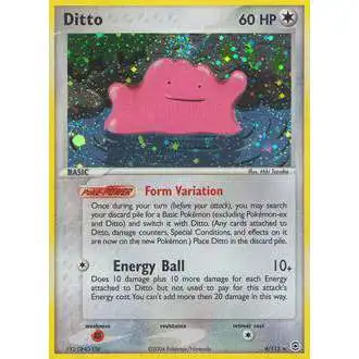 Pokemon EX Fire Red & Leaf Green Reverse Holo Ditto #4 [Lightly Played]