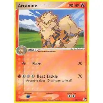 Pokemon EX Fire Red & Leaf Green Rare Arcanine #18 [Damaged]