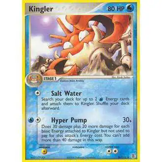 Pokemon EX Fire Red & Leaf Green Rare Kingler #26
