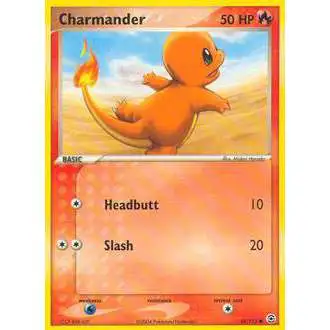Pokemon EX Fire Red & Leaf Green Common Charmander #58