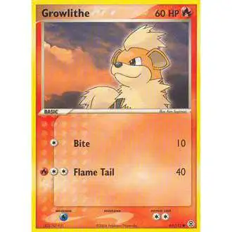 Pokemon EX Fire Red & Leaf Green Common Growlithe #64