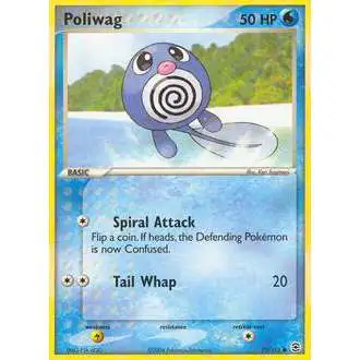 Pokemon EX Fire Red & Leaf Green Common Poliwag #75