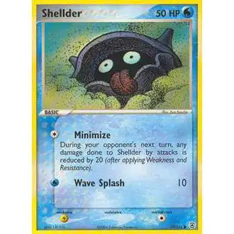 Pokemon EX Fire Red & Leaf Green Common Shellder #79