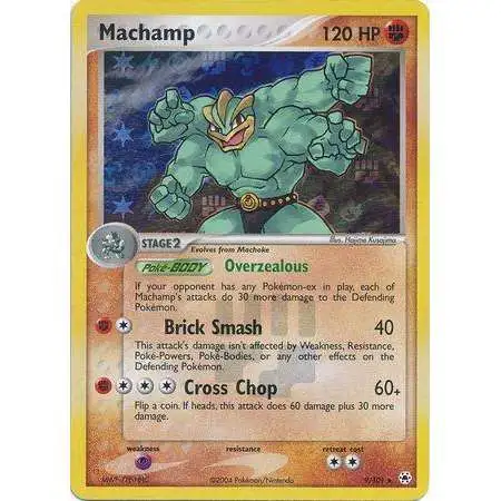 Pokemon EX Hidden Legends Reverse Holo Machamp #9