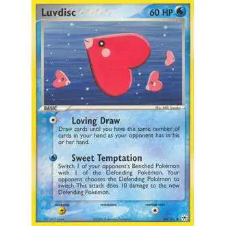 Pokemon EX Hidden Legends Reverse Holo Luvdisc #40 [Moderately Played]