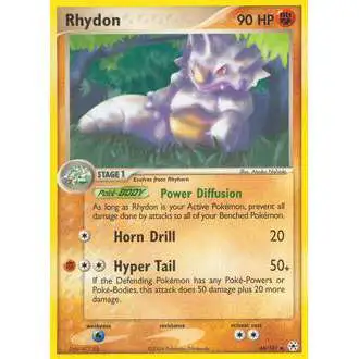 Pokemon EX Hidden Legends Uncommon Rhydon #46