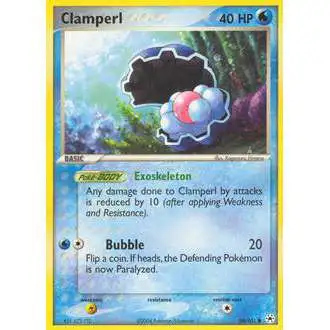 Pokemon EX Hidden Legends Common Clamperl #58