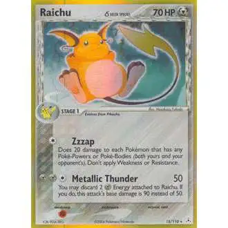 Pokemon EX Holon Phantoms Holo Rare Raichu [Delta Species] #15