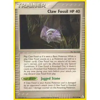 Pokemon EX Holon Phantoms Uncommon Claw Fossil #91