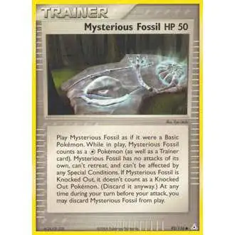 Pokemon EX Holon Phantoms Uncommon Mysterious Fossil #92