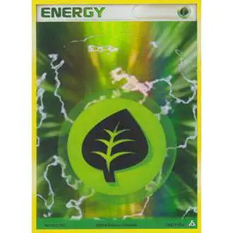 Pokemon EX Holon Phantoms Holo Rare Grass Energy #105 [Heavily Played]