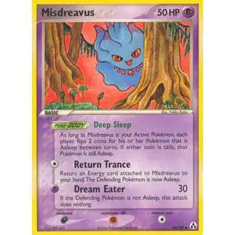 Pokemon EX Legend Maker Uncommon Misdreavus #40 [Moderately Played]