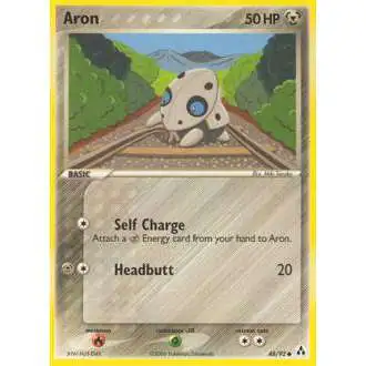 Pokemon EX Legend Maker Common Aron #48 [Lightly Played]