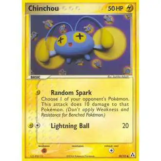 Pokemon EX Legend Maker Common Chinchou #50 [Lightly Played]