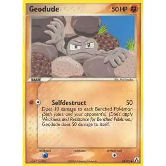 Pokemon EX Legend Maker Common Geodude #53 [Lightly Played]