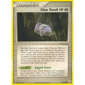 Pokemon EX Legend Maker Common Claw Fossil #78