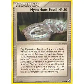 Pokemon EX Legend Maker Common Mysterious Fossil #79