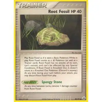 Pokemon EX Legend Maker Common Root Fossil #80