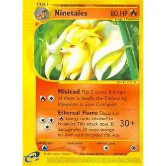 Pokemon Expedition Base Set Rare Ninetales #57
