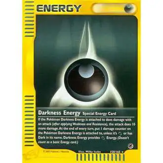 Pokemon Expedition Base Set Rare Darkness Energy #158