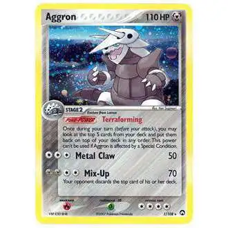 Pokemon EX Power Keepers Holo Rare Aggron #1 [Lightly Played]