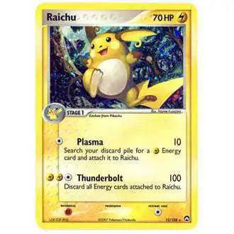Pokemon EX Power Keepers Rare Holo Raichu #12