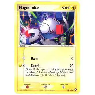 Pokemon EX Power Keepers Common Magnemite #54