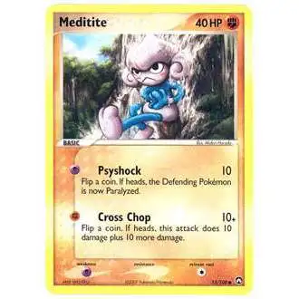 Pokemon EX Power Keepers Common Meditite #55 [Lightly Played]