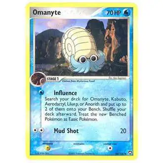 Pokemon EX Power Keepers Common Omanyte #56