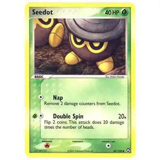 Pokemon EX Power Keepers Common Seedot #60