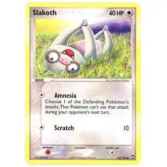 Pokemon EX Power Keepers Common Slakoth #63