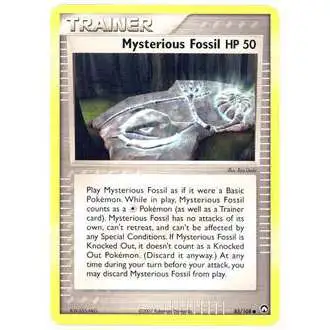 Pokemon EX Power Keepers Common Mysterious Fossil #85