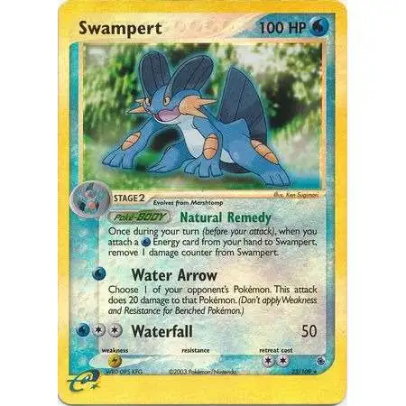 Pokemon EX Ruby & Sapphire Rare Swampert #23
