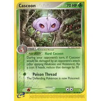Pokemon EX Ruby & Sapphire Uncommon Cascoon #26 [Moderately Played]