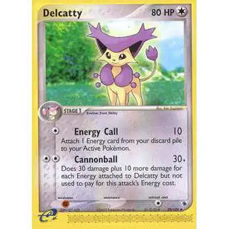 Pokemon EX Ruby & Sapphire Uncommon Delcatty #29 [Moderately Played]