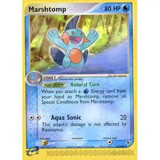 Pokemon EX Ruby & Sapphire Uncommon Marshtomp #41 [Lightly Played]