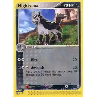 Pokemon EX Ruby & Sapphire Uncommon Mightyena #42