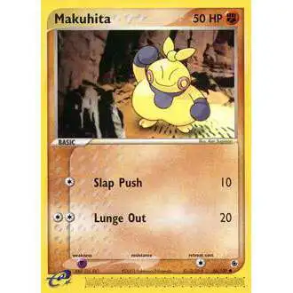 Pokemon EX Ruby & Sapphire Common Makuhita #56 [Moderately Played]