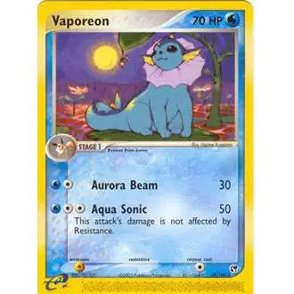 Pokemon EX Sandstorm Rare Vaporeon #25