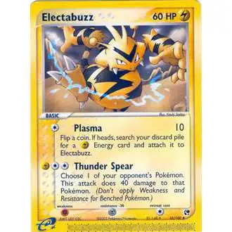 Pokemon EX Sandstorm Uncommon Electabuzz #35