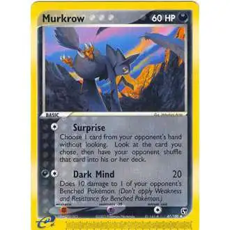 Pokemon EX Sandstorm Uncommon Murkrow #47