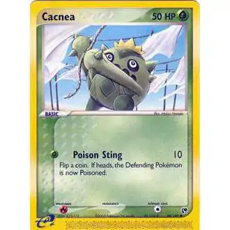 Pokemon EX Sandstorm Common Cacnea #58