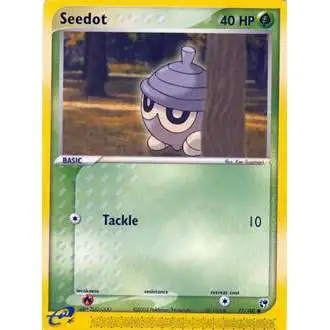 Pokemon EX Sandstorm Common Seedot #77