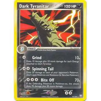 Pokemon EX Team Rocket Returns Rare Dark Tyranitar #19