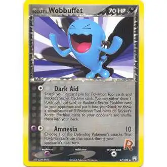 Pokemon EX Team Rocket Returns Uncommon Rocket's Wobbuffet #47